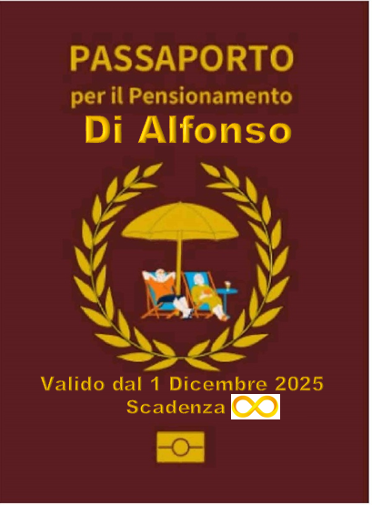 PENSIONE<br>Pensionamento di Alfonso